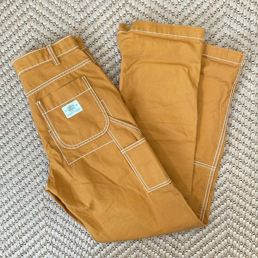 Urban Outfitters - BDG - Baggy Carpenter's Wide Legged Work Pants - Brown - 26